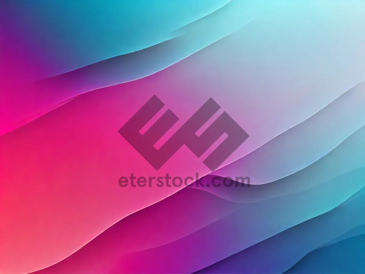 Picture of Futuristic Geometric Rainbow Line Art Texture.