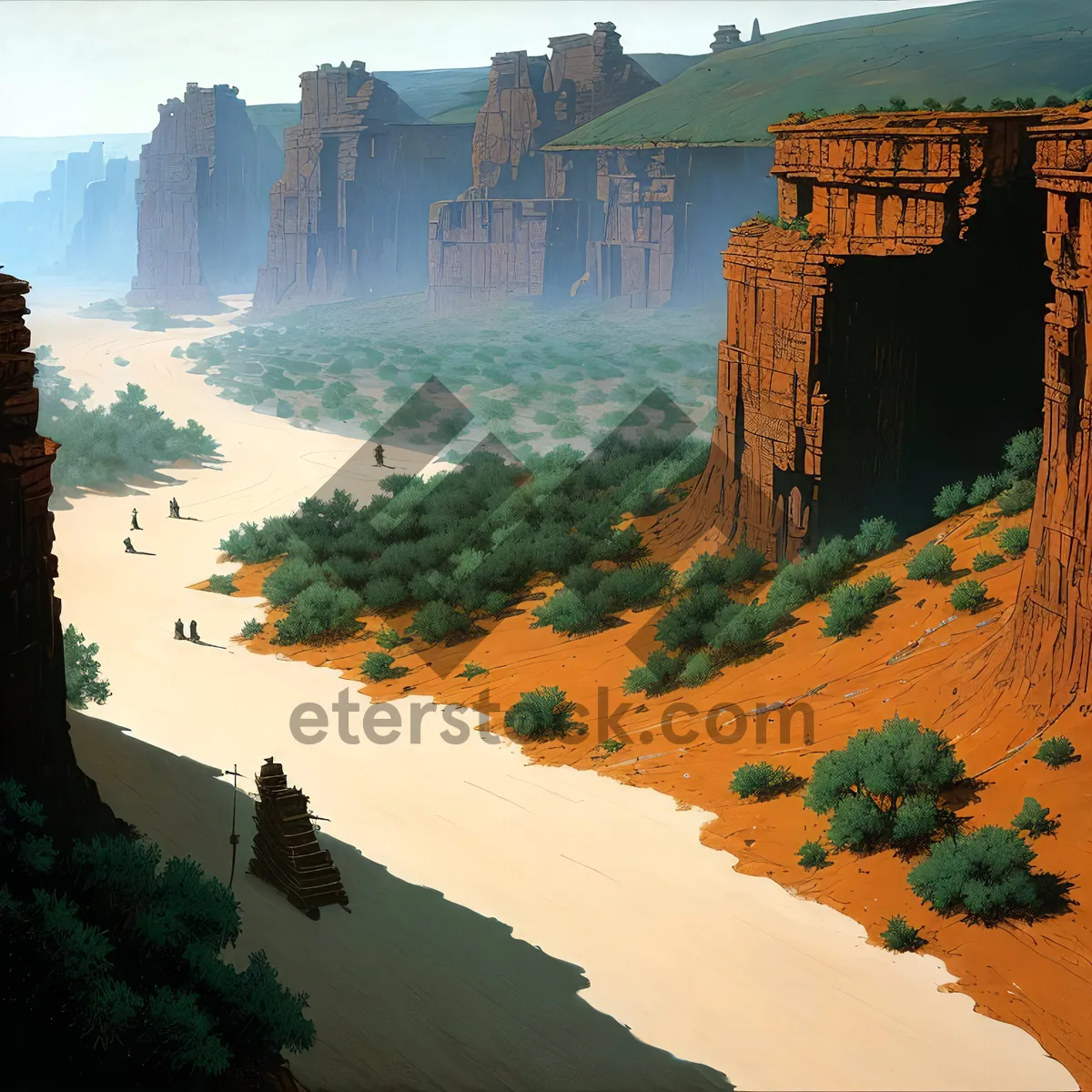 Picture of Grand Canyon Castle atop Scenic Ravine