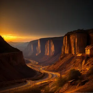 Majestic Southwest Canyon Sunset
