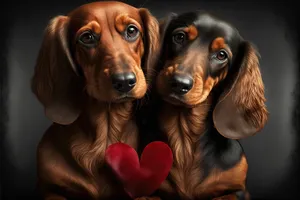 Cute Brown Setter Puppy - Adorable Pet Dog