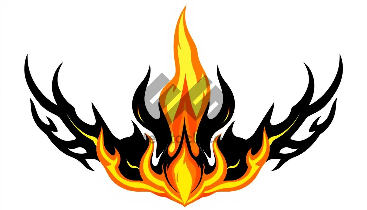 Picture of Orange Blaze Graphic Symbol