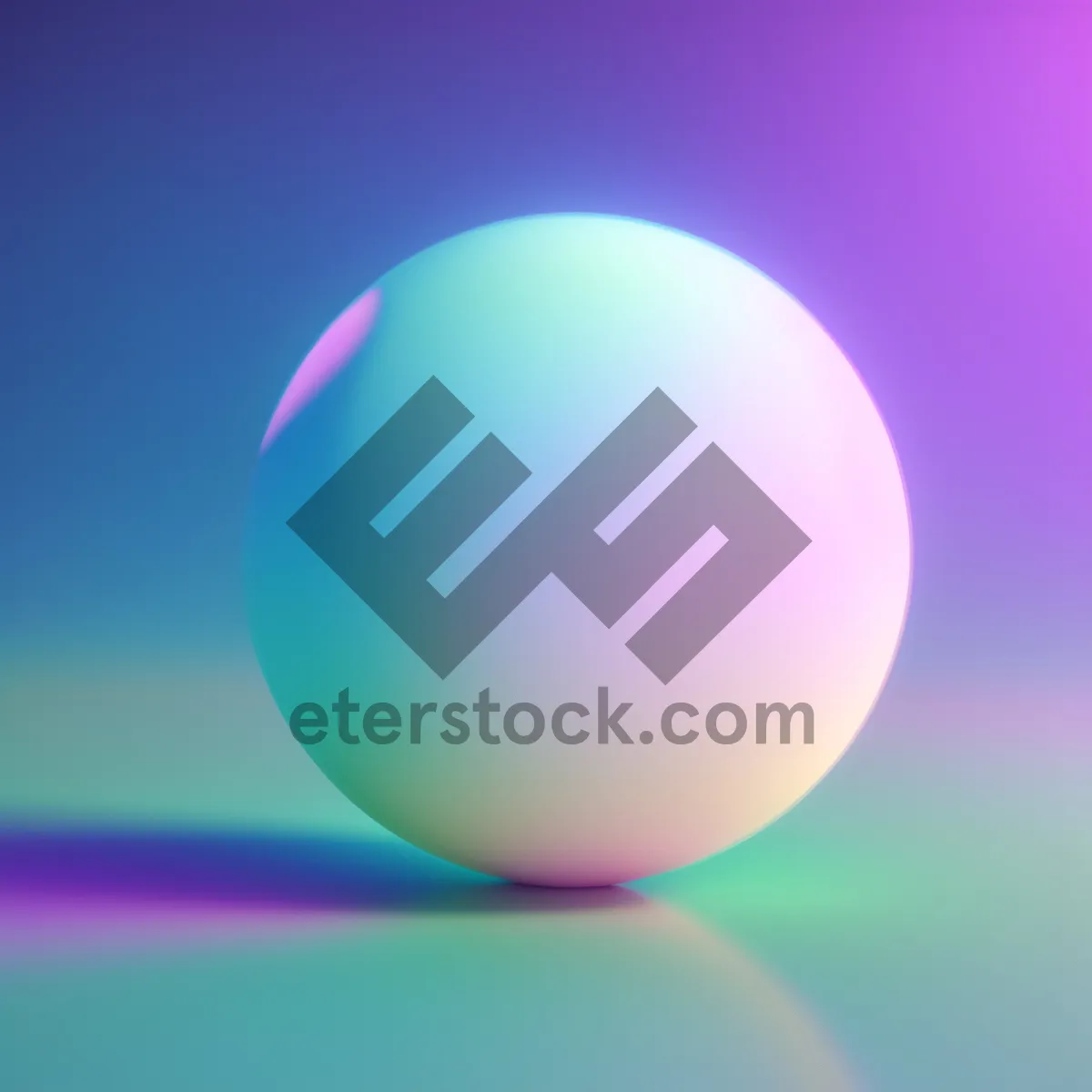 Picture of Shiny Glass Button Icon in Bright Colors