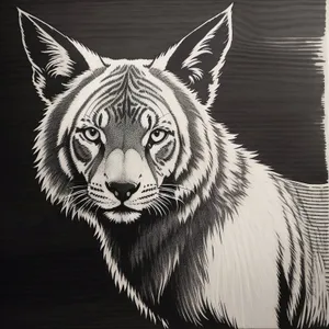 Wild Tiger Portrait on Safari: Striped Majesty