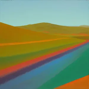 Serenity in the Sand: Dune Horizon under Summer Sky.