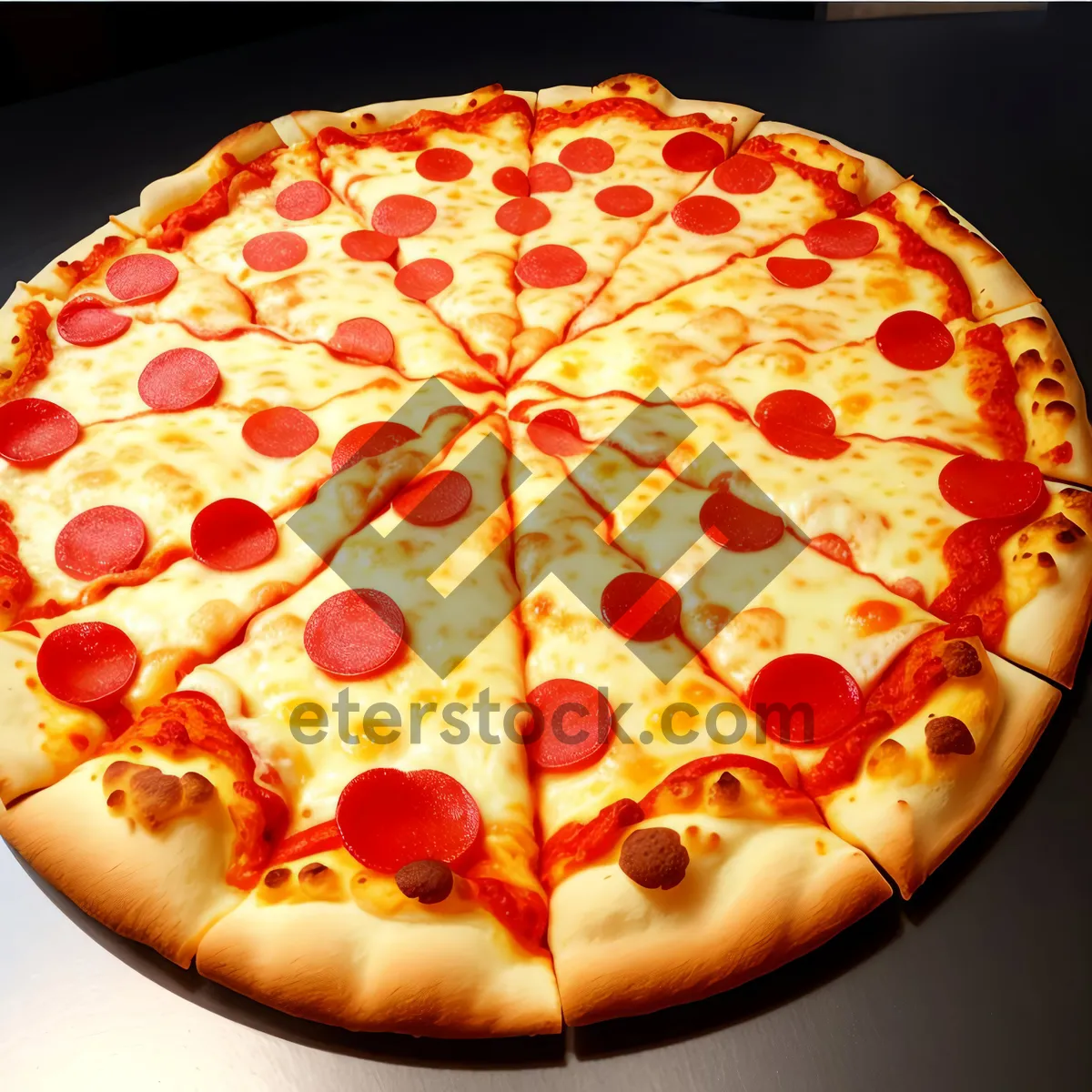 Picture of Gourmet Pizza: Delicious, Cheesy, and Mouthwatering