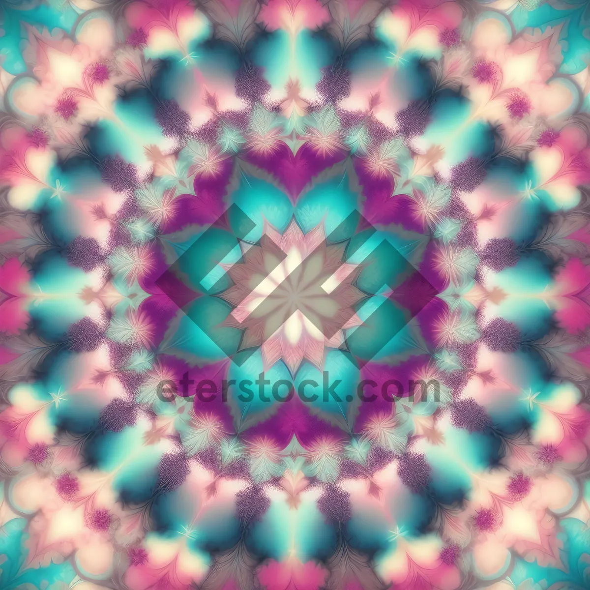 Picture of Vibrant Kaleidoscope of Colorful Geometric Patterns