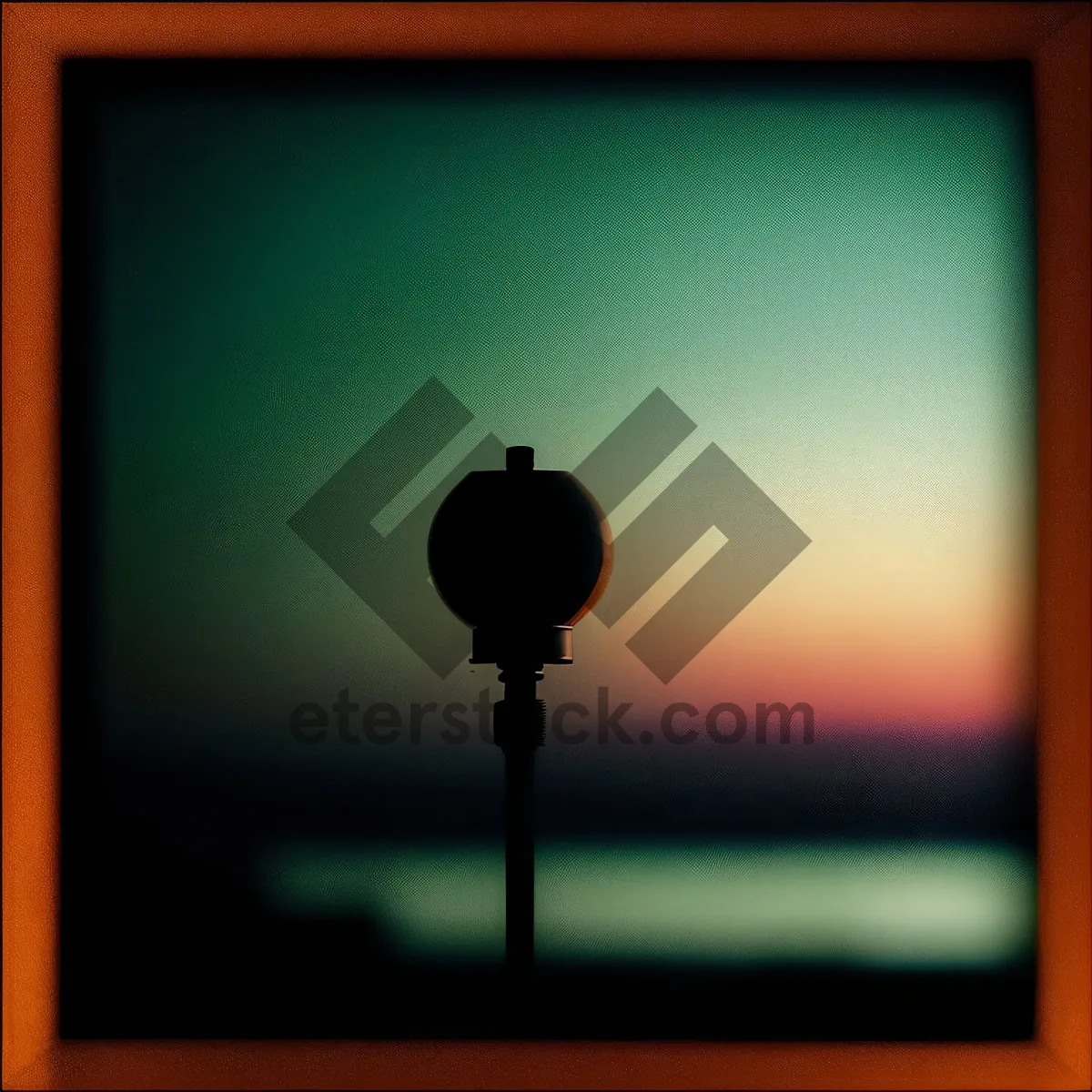 Picture of Silhouette Bracket Lamp: Illuminating Sunset Scenery
