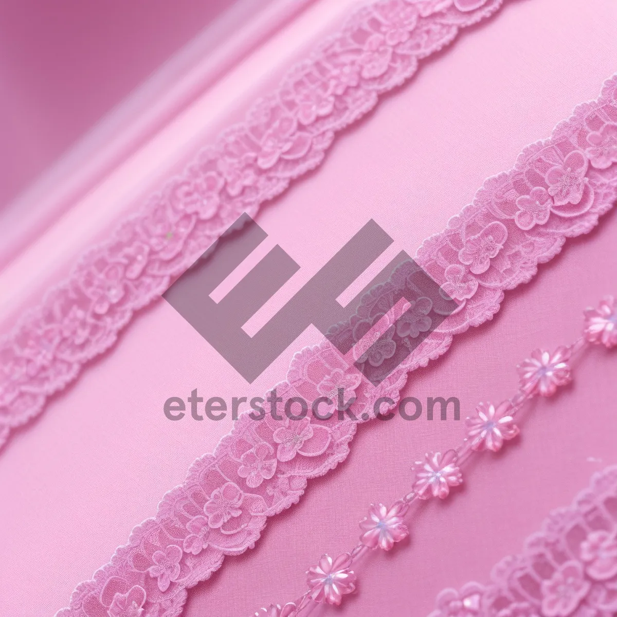 Picture of Pink Floral Silk Ornate Wallpaper Design