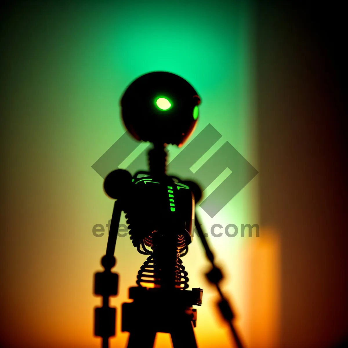 Picture of Automaton Cartoon Man 3D Figure Render