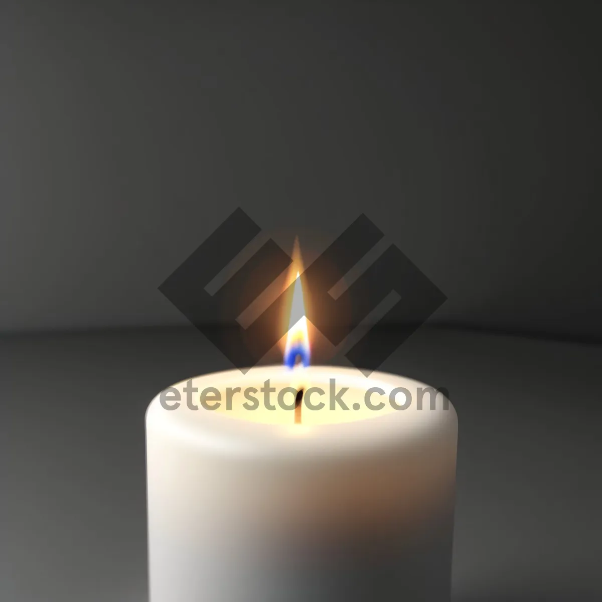 Picture of Glowing Candle: Illuminating Flames in the Dark