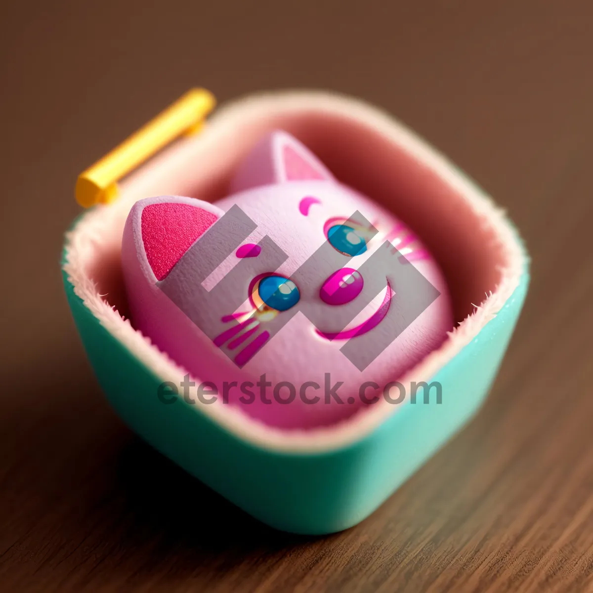 Picture of Pink Pencil Sharpener and Paper Clip Set