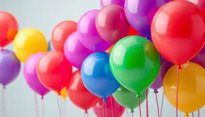 Colorful Balloon Party Decoration for Bright Festive Celebration
