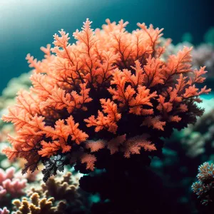 Colorful Coral Reef with Diverse Marine Life