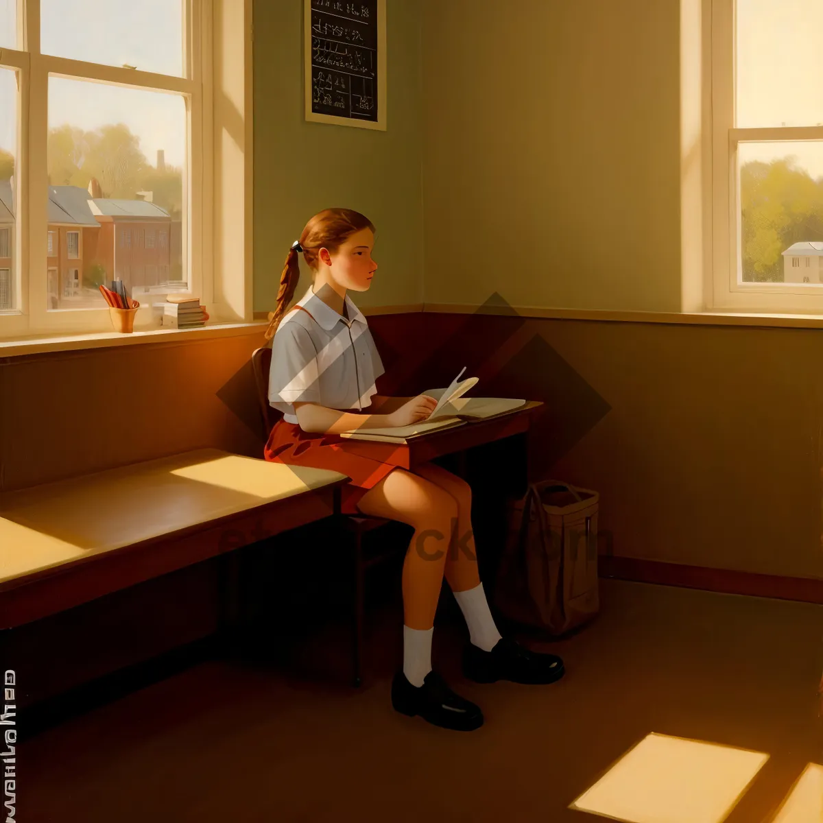 Picture of Professional Business Team Meeting at Office Desk