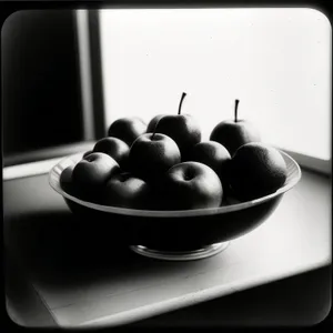 Fresh and Healthy Fruit Bowl with Olive and Apple
