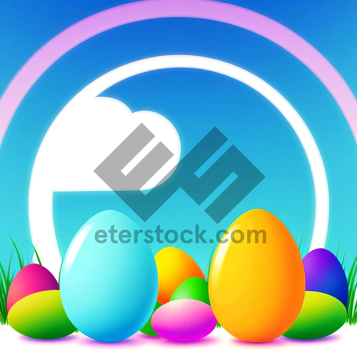 Picture of Colorful Celebration Balloon Button Set