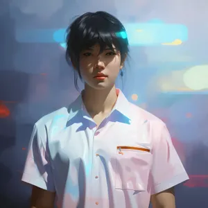 Smiling medical professionals in hospital with stethoscope