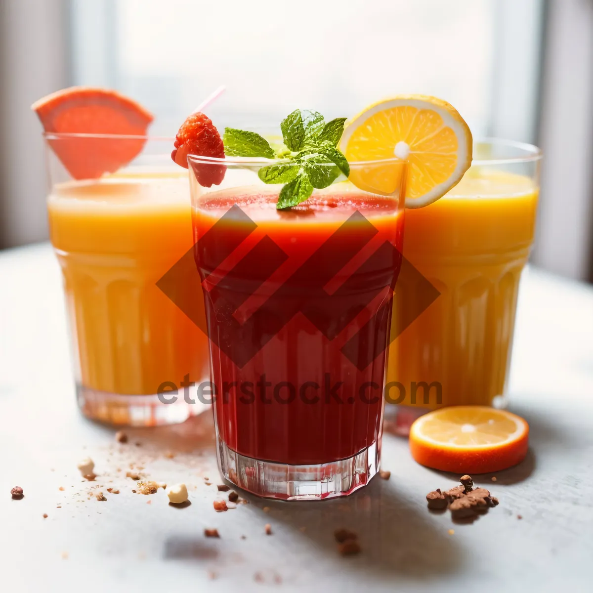 Picture of Refreshing Orange Juice for a Healthy Breakfast Option