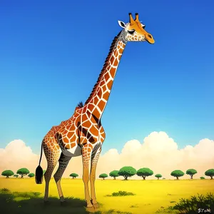 Towering Giraffes in the Wild