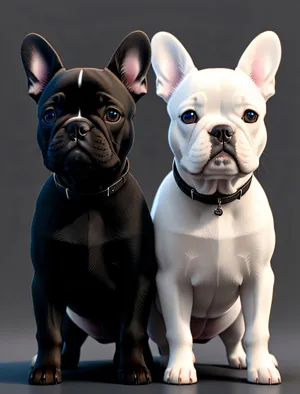 Adorable Bulldog Puppy Strikes a Cute Pose