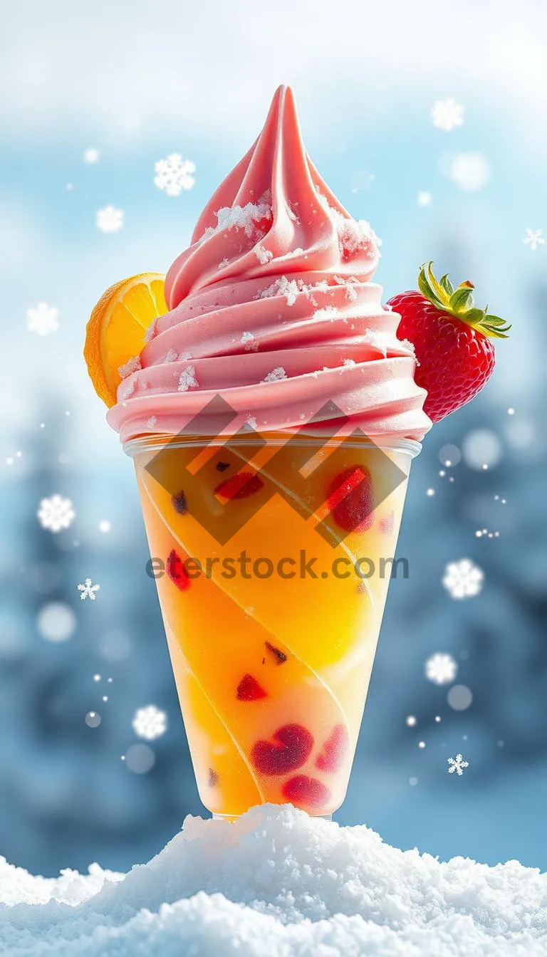 Picture of Sweet Summer Refreshment - Mixed Berry Ice Cream Cocktail