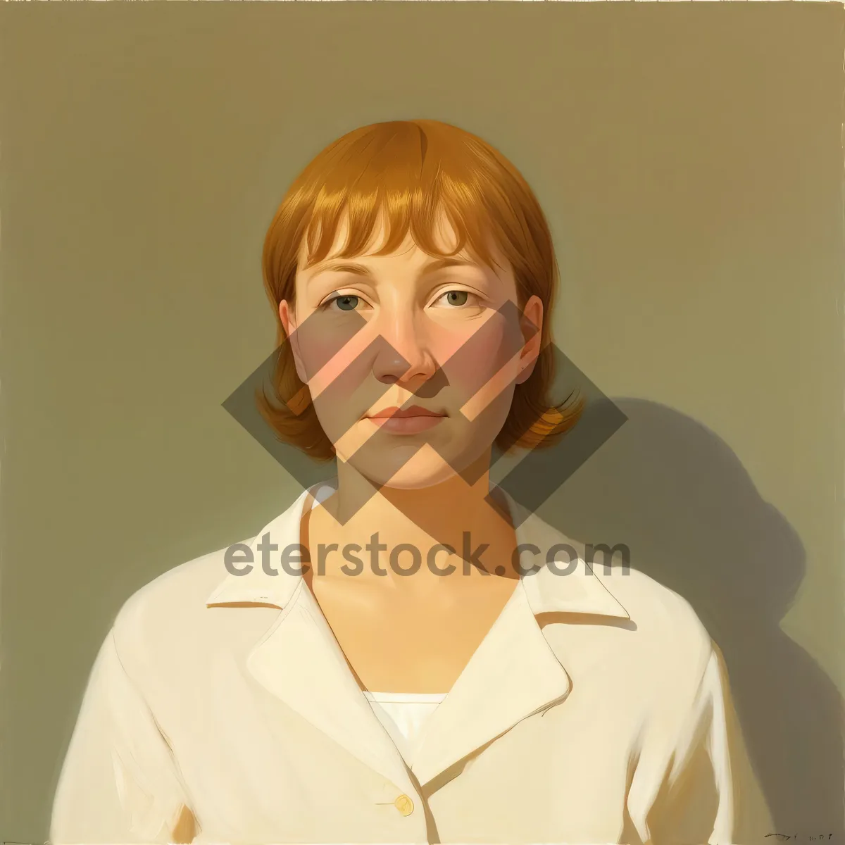 Picture of Professional Smiling Nurse in Lab Coat