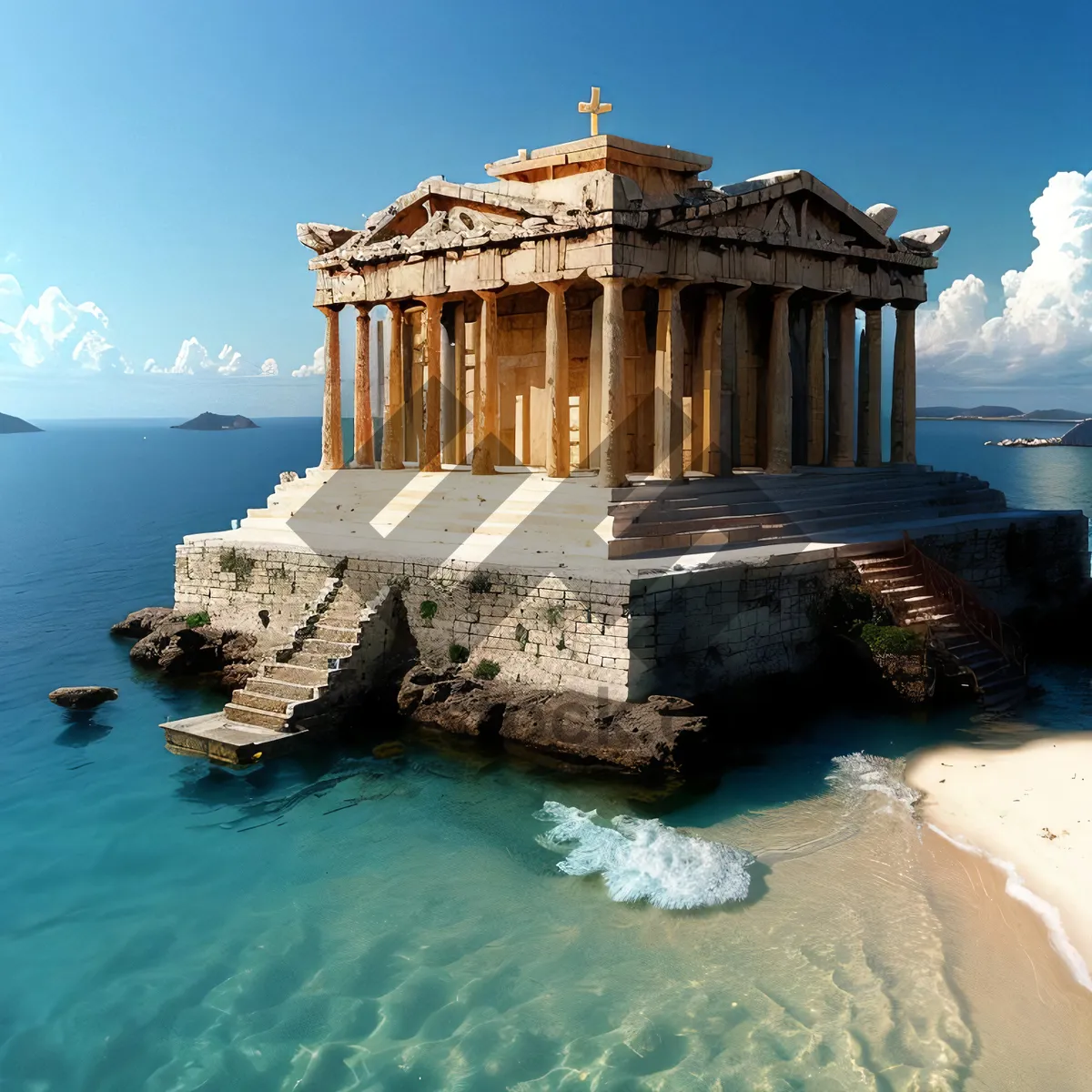 Picture of Majestic Villa Overlooking City and Water.