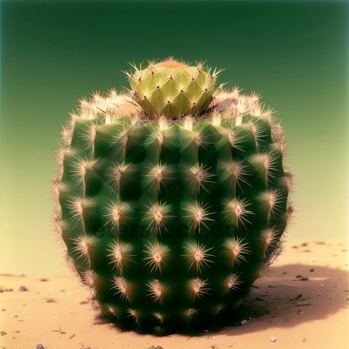 Picture of Prickly Desert Flora Closeup with Cacti