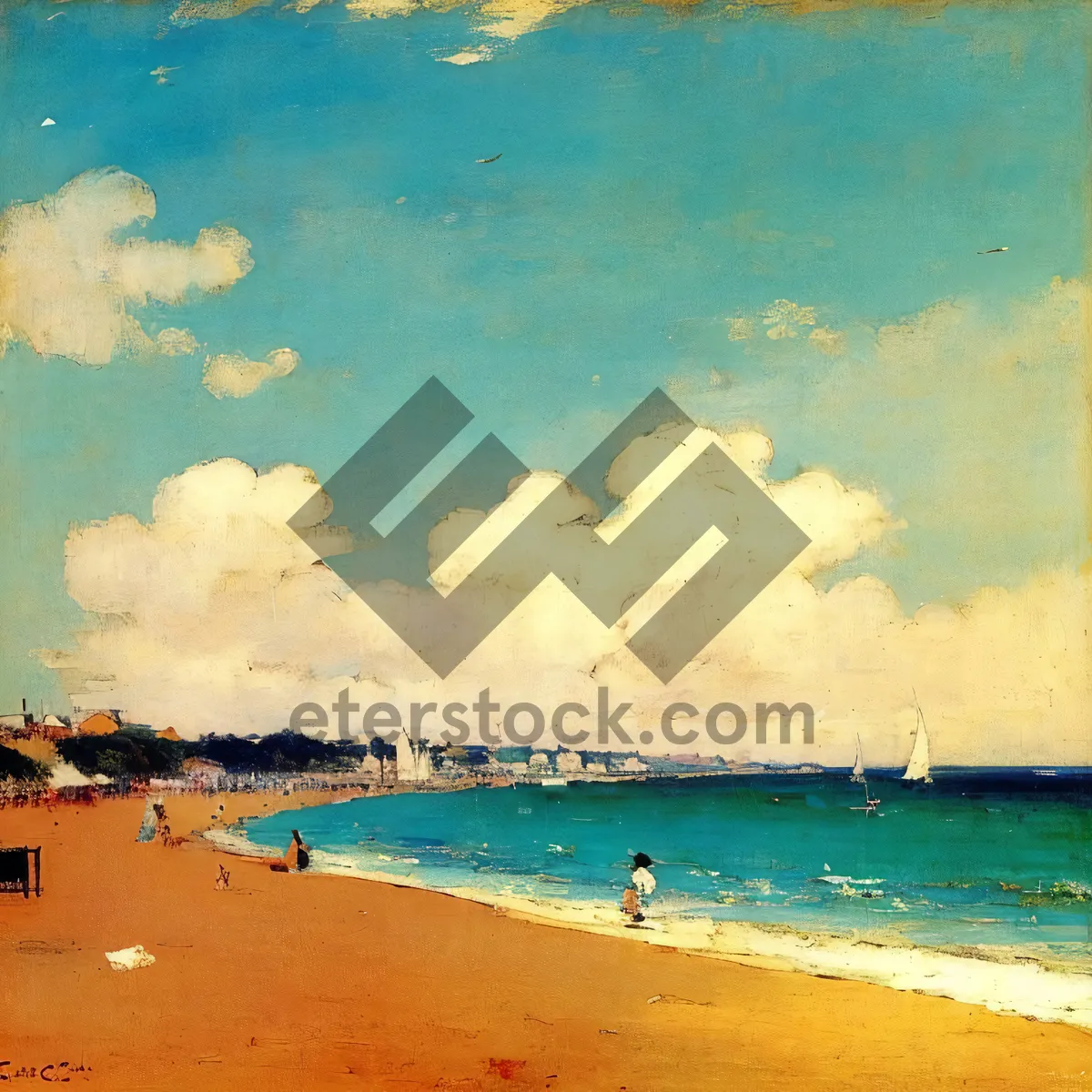 Picture of Serenity by the Sea: A Tropical Beach Paradise