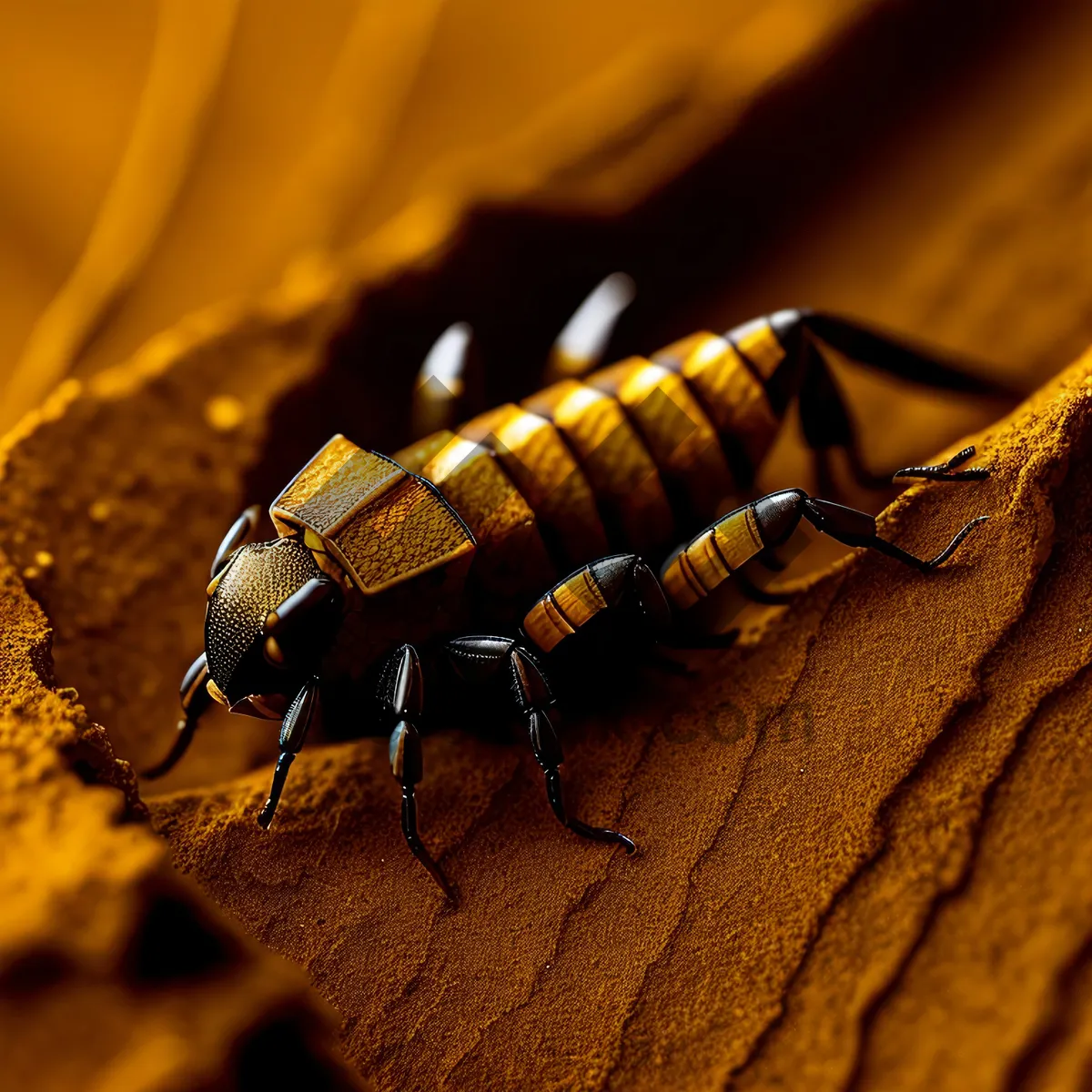 Picture of Close-up of a Earwig Insect - Arthropod Bug