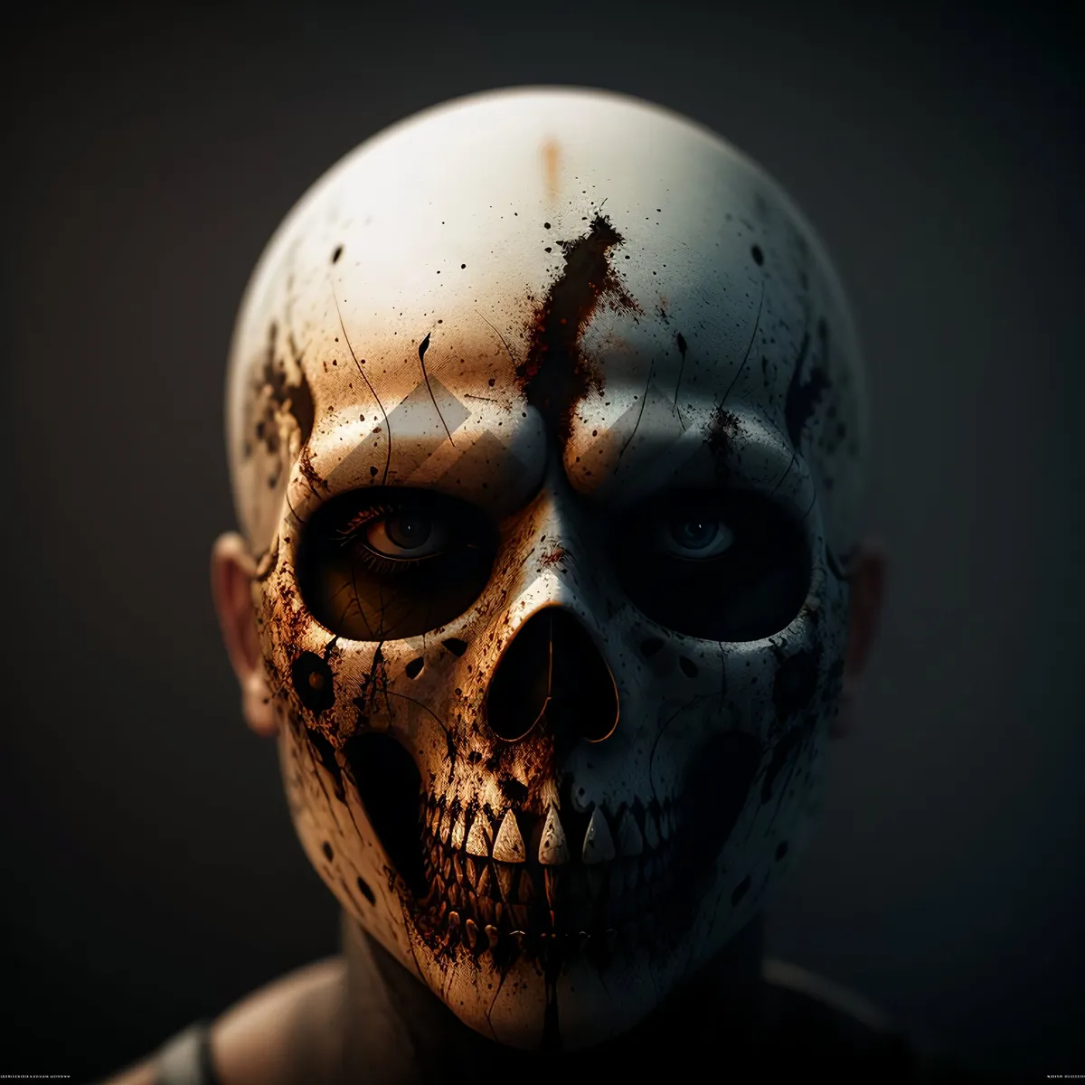 Picture of Skull and Crossbones Skeleton Mask