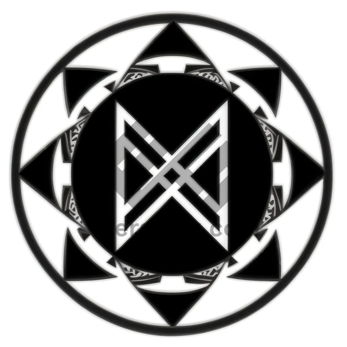 Picture of Black Circle Icon Set for Web Design Graphics