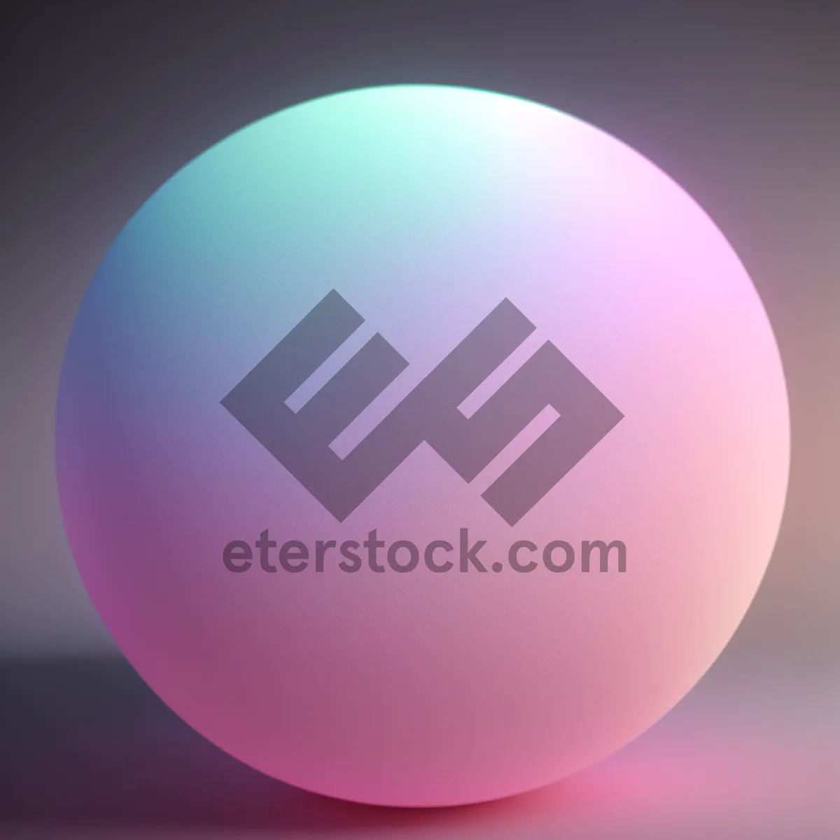 Picture of Vibrant Shiny Glass Globe Icon