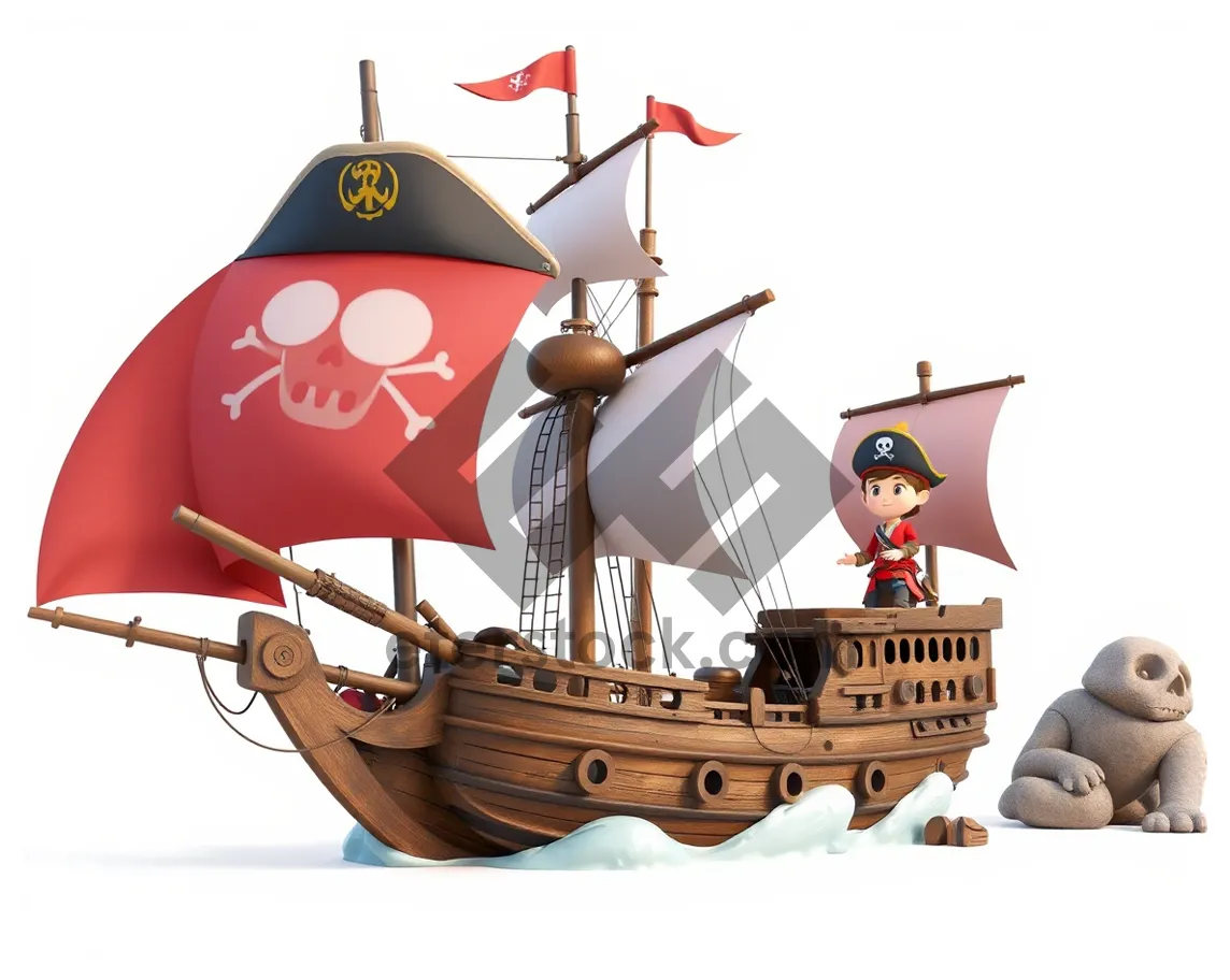 Picture of Pirate Cartoon Character Design