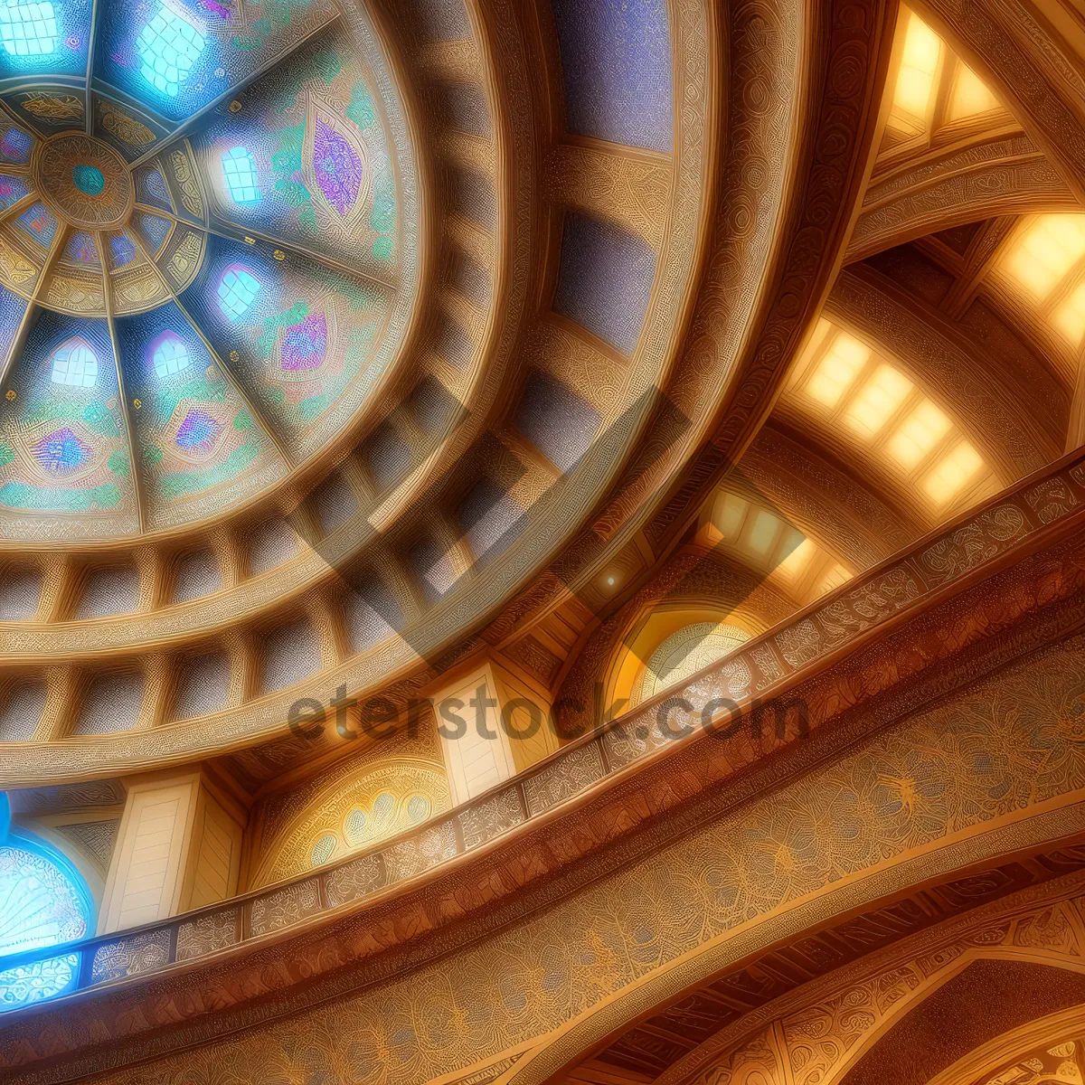 Picture of City Cathedral's Majestic Historic Interior Vault