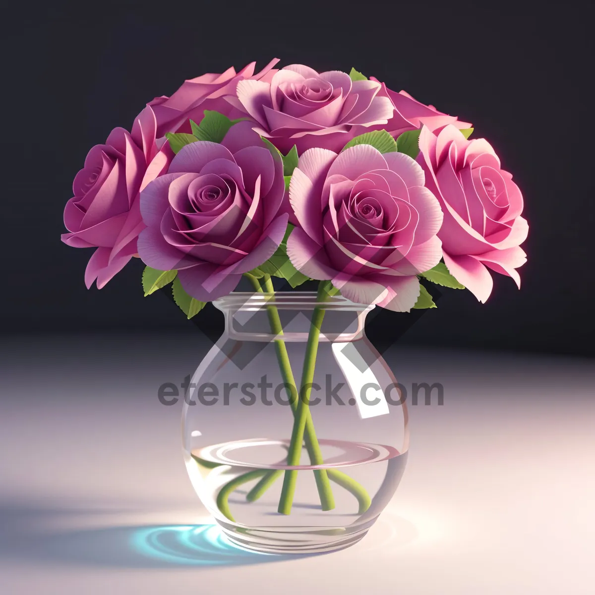 Picture of Pink Rose Bouquet: A Stunning Floral Gift