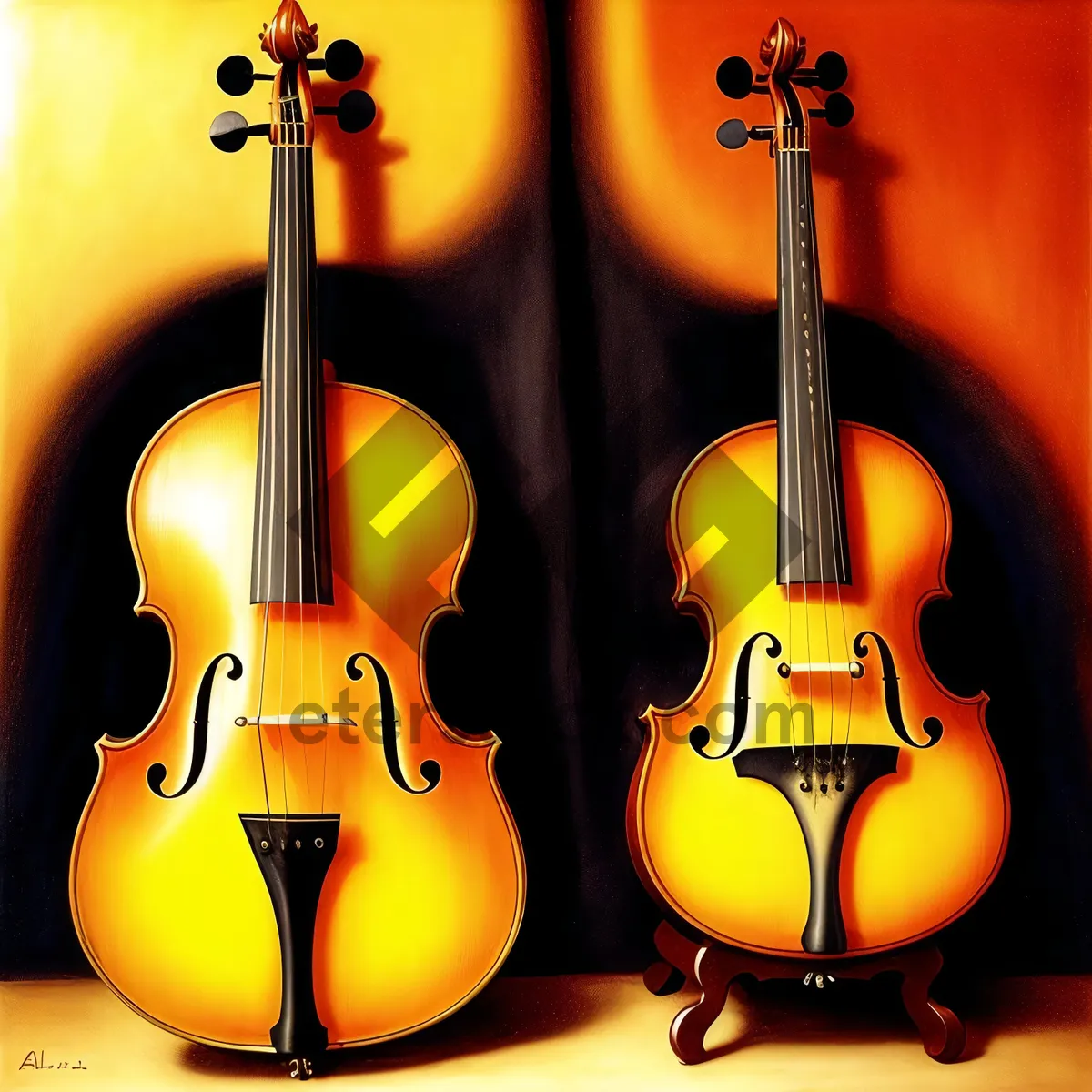 Picture of Melodic Stringed Instruments in Concert