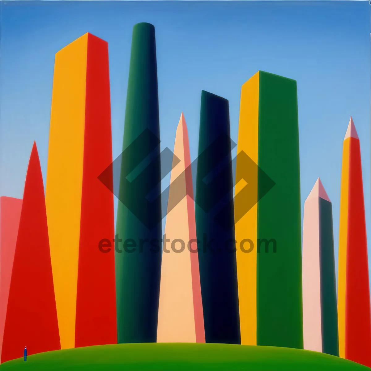 Picture of Colorful School Pencils for Artistic Creativity