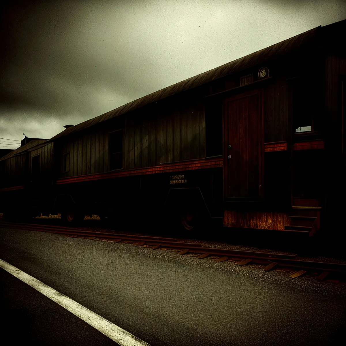 Picture of Urban Freight Train at Railway Station