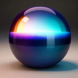 Shiny Glass Button Icon - Round, Bright, and Colorful
