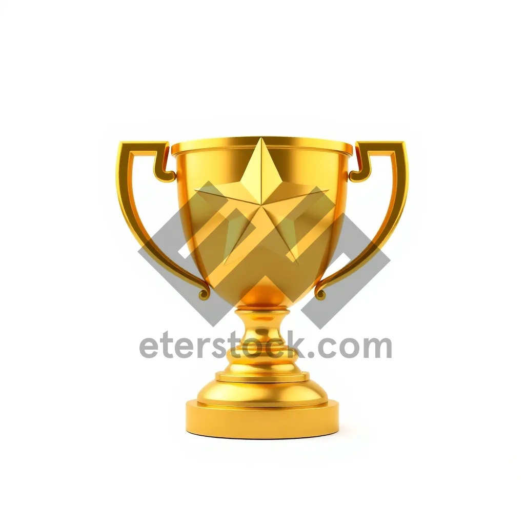 Picture of Glass goblet with golden beverage for celebration