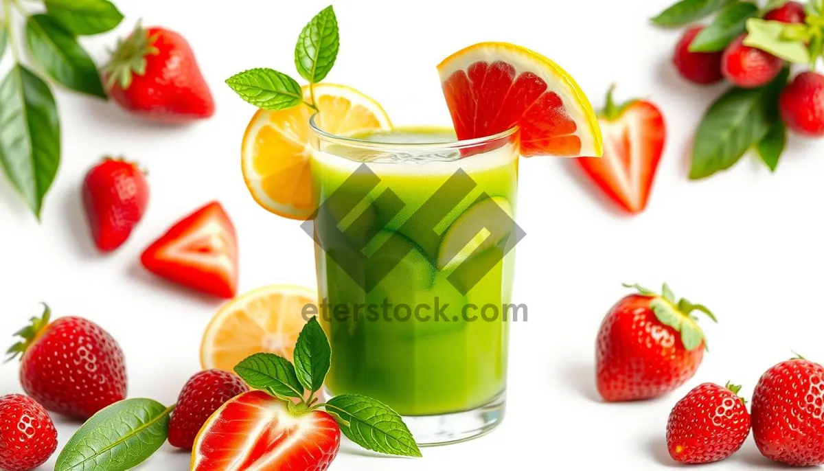 Picture of Fresh Berry Fruit Juice in Glass