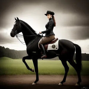 Equestrian Vaulting Horse - Graceful Equine Gymnastics