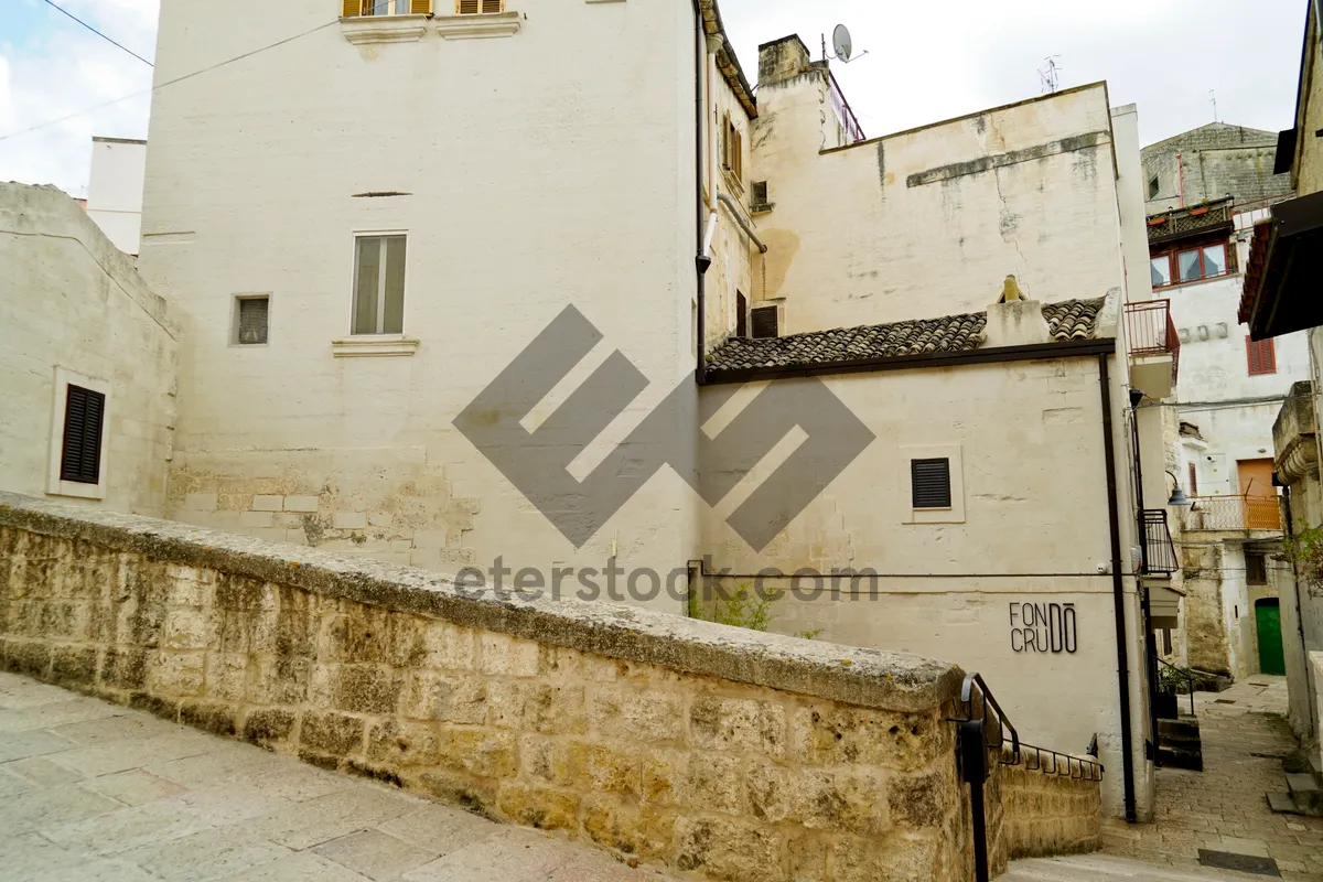 Picture of Medieval stone prison in historic city.