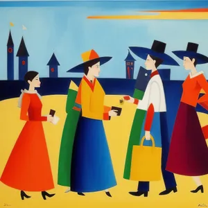 Patriotic flag symbol design silhouette icon