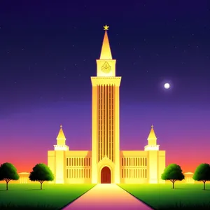 Majestic Minaret: Iconic Symbol of Spiritual History