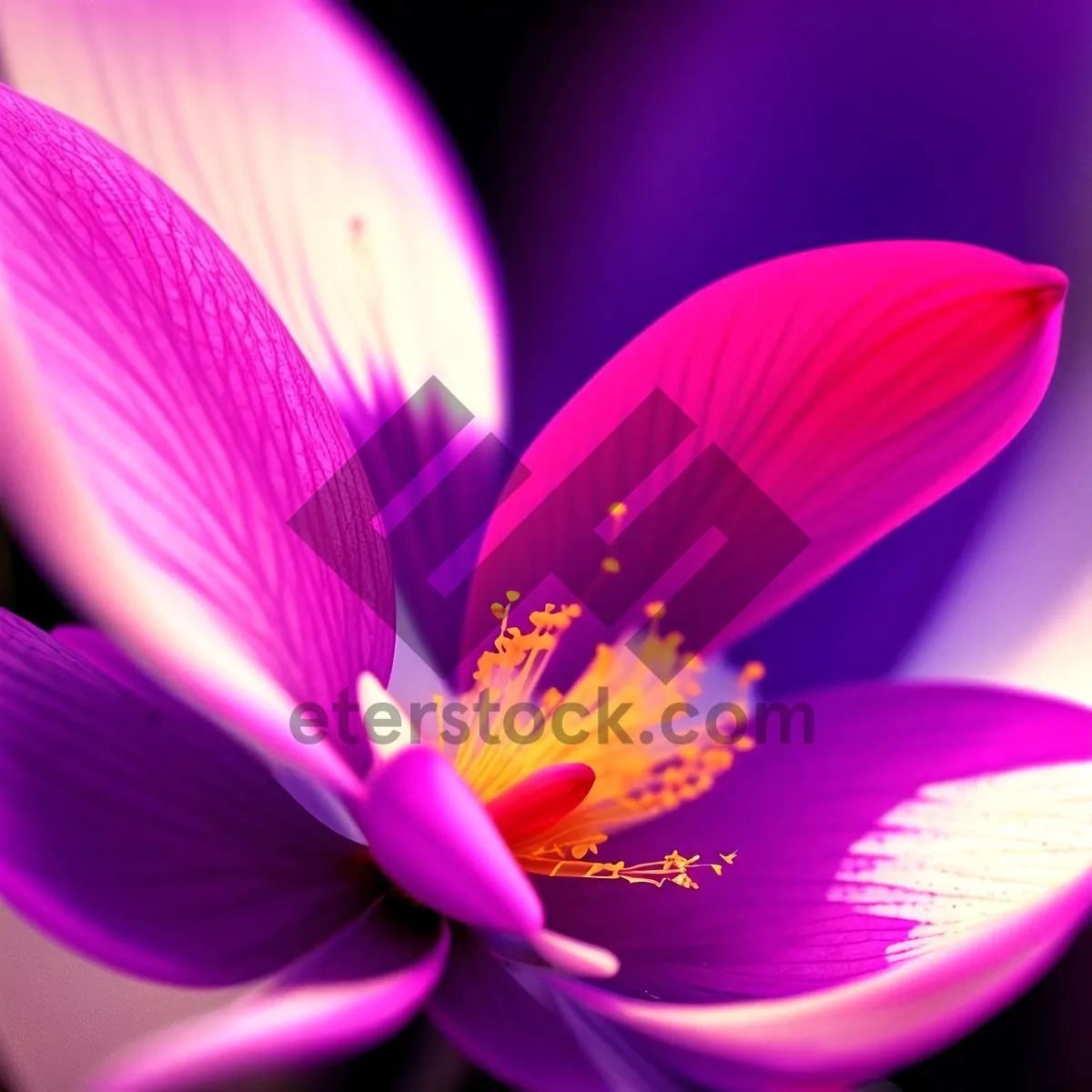 Picture of Lilac Fractal Blossom - Pink Delightful Petal Harmony