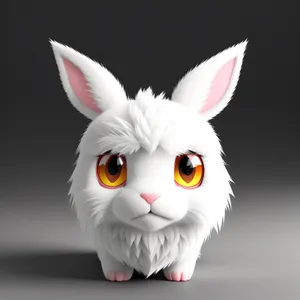 Furry Bunny Ears: Cute and Fluffy Pet Portrait