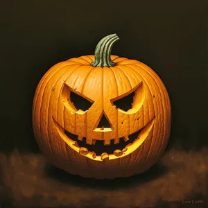 Harvest Halloween: Evil Eyes Glow in the Dark