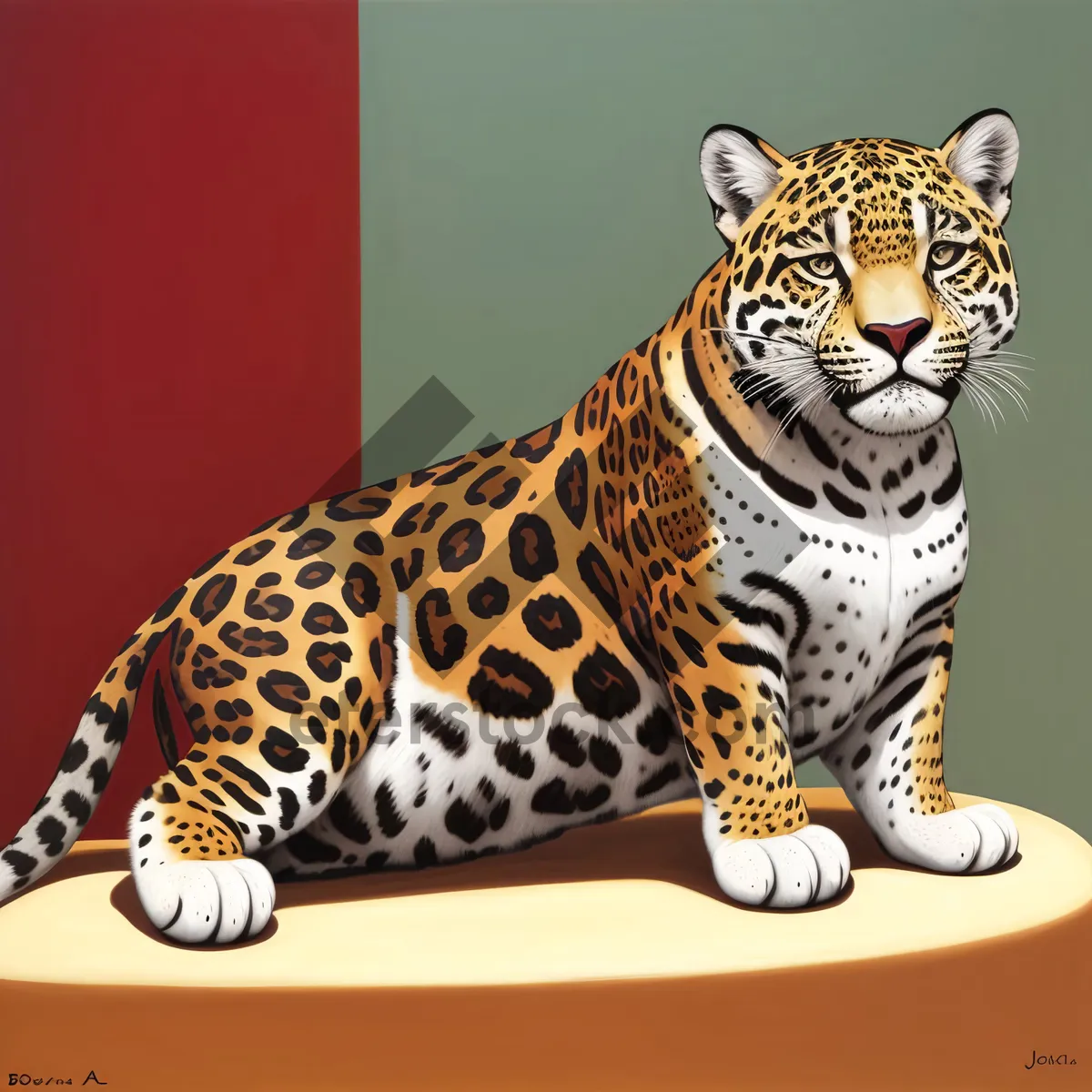 Picture of Stunning Leopard: Majestic Jungle Hunter
